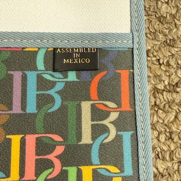 Y2K Girly Rainbow All Over Print Dooney and Bourke Shoulder Bag Genuine Leather - Picture 11 of 16